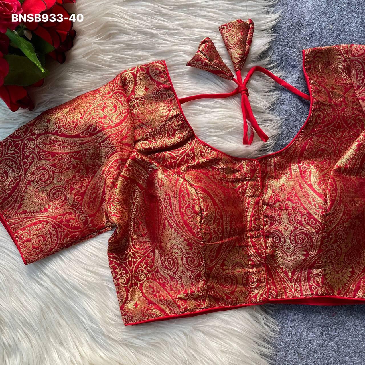 Pure Banarasi Silk-Red